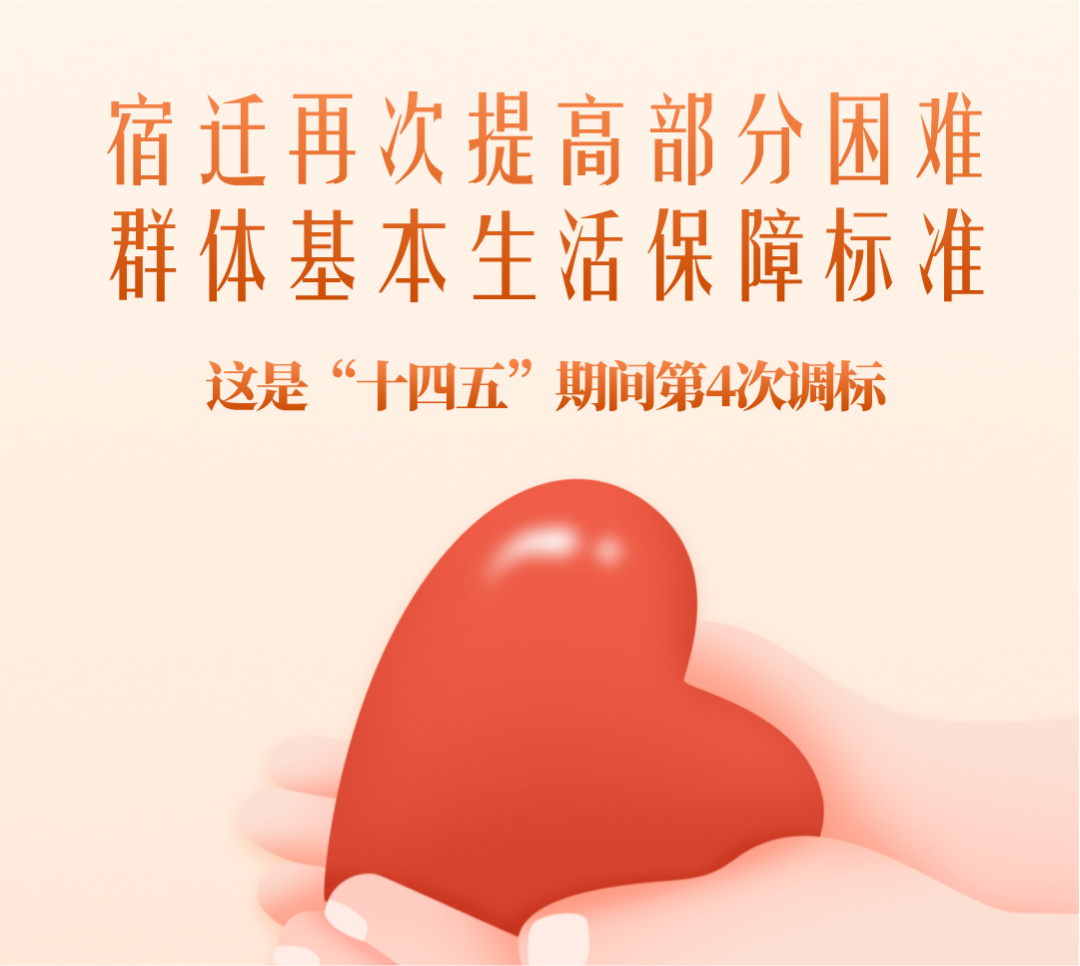 这笔钱涨了！宿迁困难残疾人生活补贴再次提标